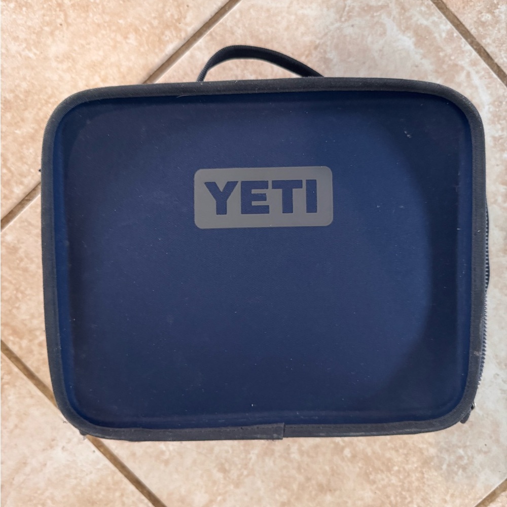 YETI Blue Insulated Lunch Box